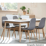 Casa si Gradina - Mobilier - Scaune si fotolii - Scaune - Scaun, textil gri inchis/fag, LEGA - Infinity.ro