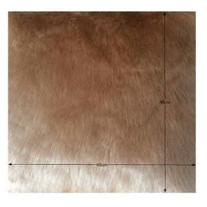 Perna, imitatie de piele de oaie, bej, 45x45, ROSALINE