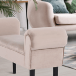 Casa si Gradina - Mobilier - Canapele si coltare - Banchete - Banca, catifea Velvet, grej/negru, BURDA - Infinity.ro