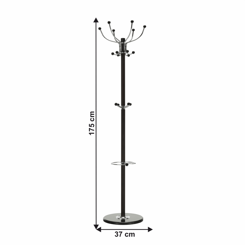 Casa si Gradina - Mobilier - Organizare si depozitare - Cuiere - Cuier JIMY NEW,  negru - Infinity.ro