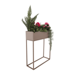 Casa si Gradina - Gradinarit si plante - Plante si ghivece - Ghivece si suporturi - Ghiveci de flori din metal multifunctional, gri deschis Taupe, INDIZE TYP 3 WL4214 - Infinity.ro