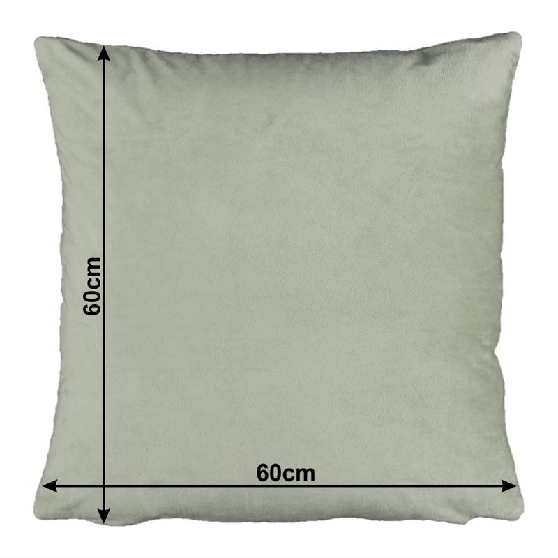 Casa si Gradina - Textile si covoare - Perne si pilote - Perne - Perna, material textil de catifea verde deschis, 60x60, OLAJA TIPUL 14 - Infinity.ro