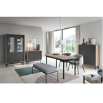 Casa si Gradina - Mobilier - Comode si corpuri - Comode - Comoda, stejar jaskson hickory/grafit, BERGEN BK104 - Infinity.ro