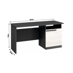 Casa si Gradina - Mobilier - Mese si birouri - Birouri - Birou PC, pin andersen/gri grafit, BEVERLY - Infinity.ro