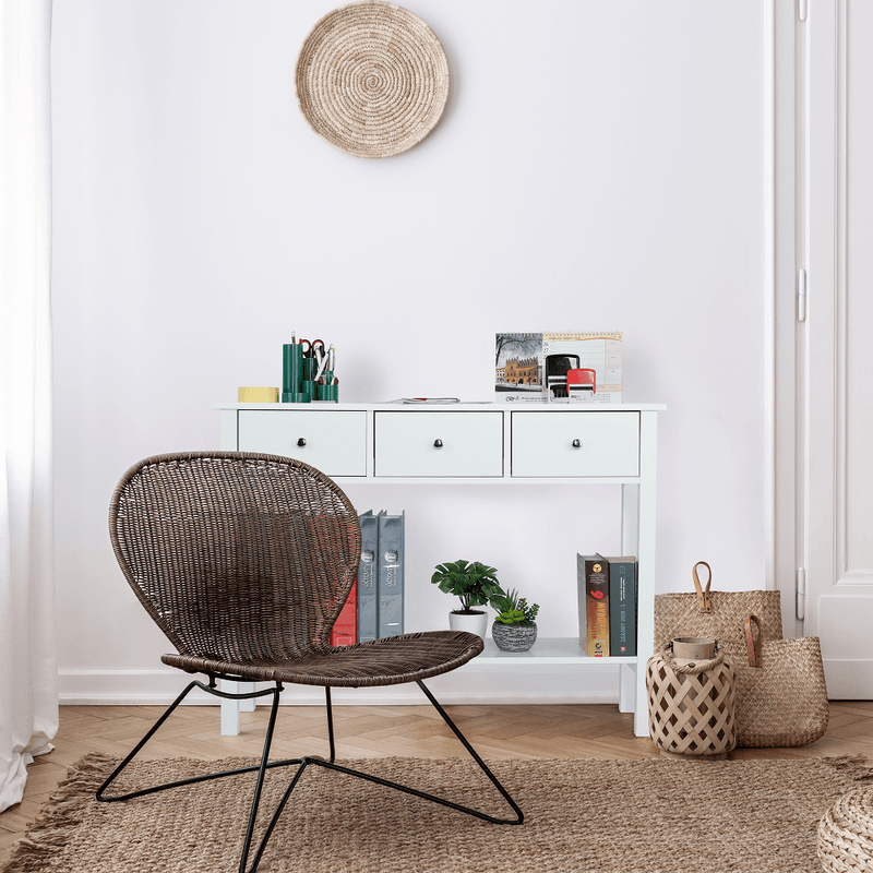 Casa si Gradina - Mobilier - Mese si birouri - Masute de cafea - Masuta tip consola, alb, NITRO - Infinity.ro