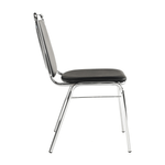 Casa si Gradina - Mobilier - Scaune si fotolii - Scaune - Scaun conferinta, piele ecologica neagra, ZEKI - Infinity.ro