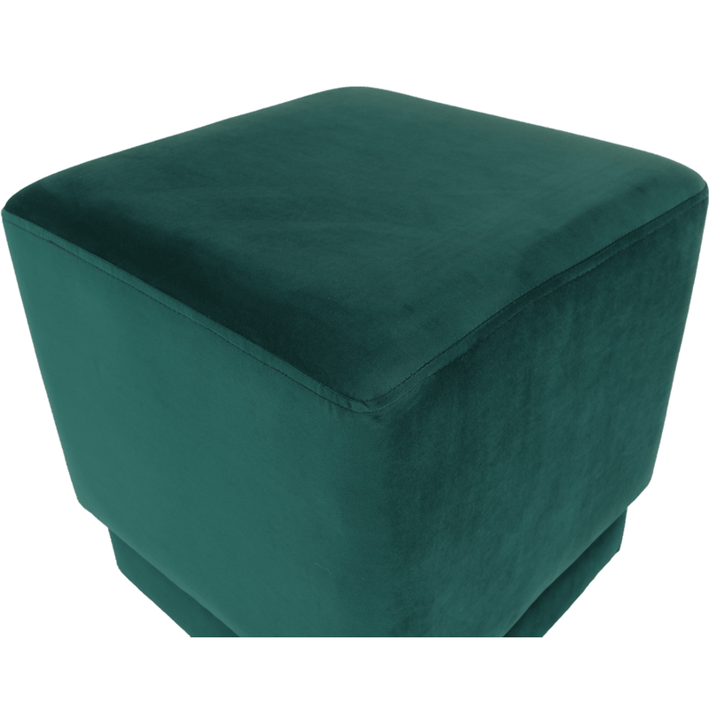 Casa si Gradina - Mobilier - Scaune si fotolii - Tabureti - Taburet, catifea Velvet smarald, ALIMA - Infinity.ro