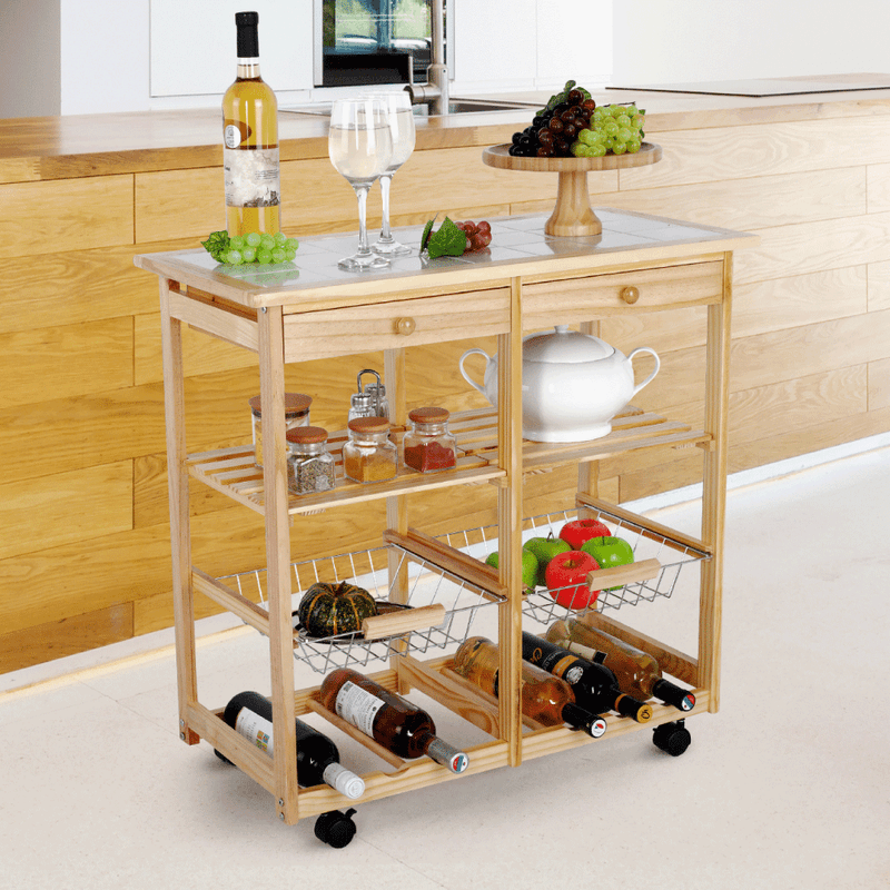 Casa si Gradina - Mobilier - Mese si birouri - Masute de cafea - Masuta de servire, natural, LUMBER - Infinity.ro
