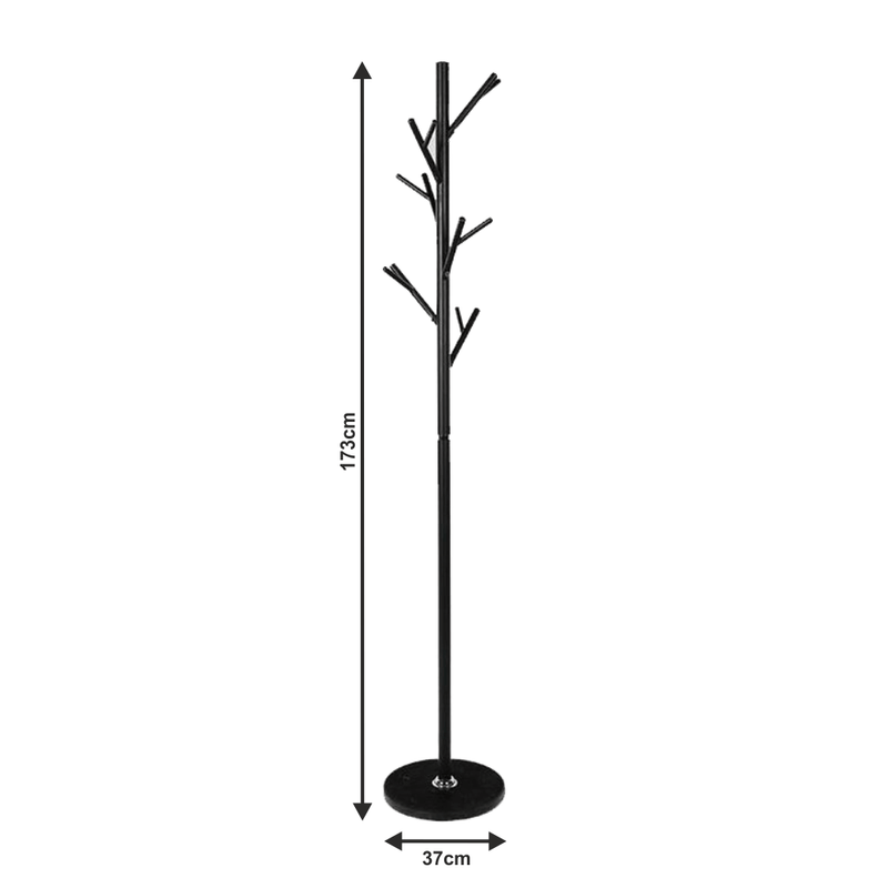 Casa si Gradina - Mobilier - Organizare si depozitare - Cuiere - Cuier, negru / marmura, EFRAN - Infinity.ro