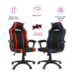 Casa si Gradina - Mobilier - Scaune si fotolii - Scaune - Scaun birou / joc, negru / rosu, AGENA - Infinity.ro