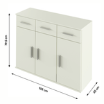 Casa si Gradina - Mobilier - Comode si corpuri - Comode - Scrin, alb, RESITA TYP 3 - Infinity.ro