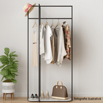 Casa si Gradina - Mobilier - Organizare si depozitare - Cuiere - Cuier modern, negru/marmura, DEBRO - Infinity.ro