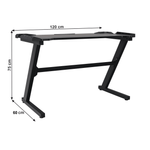 Casa si Gradina - Mobilier - Mese si birouri - Birouri - Birou PC/Birou gaming, negru, JADIS - Infinity.ro