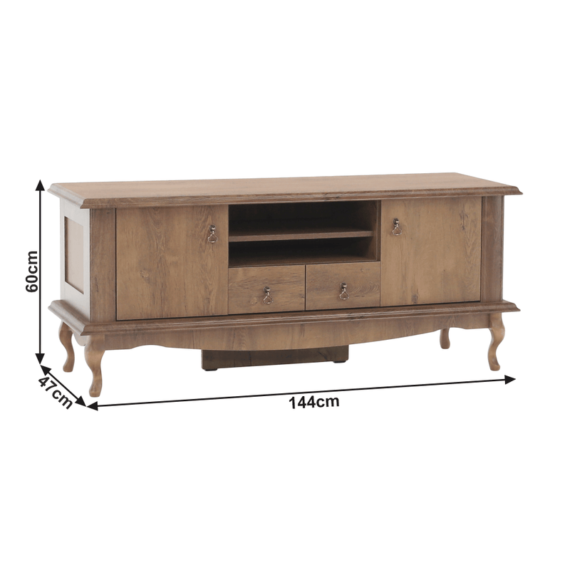 Casa si Gradina - Mobilier - Comode si corpuri - Comode - RTV masuta DA14, stejar lefkas, VILAR - Infinity.ro