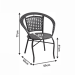 Casa si Gradina - Gradina si terasa - Mobilier exterior - Canapele si fotolii gradina - Fotoliu de gradina, maro, LASAN - Infinity.ro