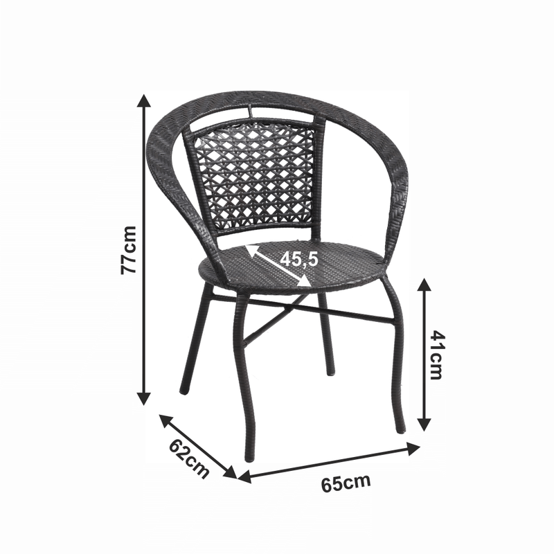 Casa si Gradina - Gradina si terasa - Mobilier exterior - Canapele si fotolii gradina - Fotoliu de gradina, maro, LASAN - Infinity.ro