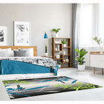 Casa si Gradina - Textile si covoare - Covoare - Covoare casa - Covor, model frunze, multicolor, 67x120, TASNIM - Infinity.ro