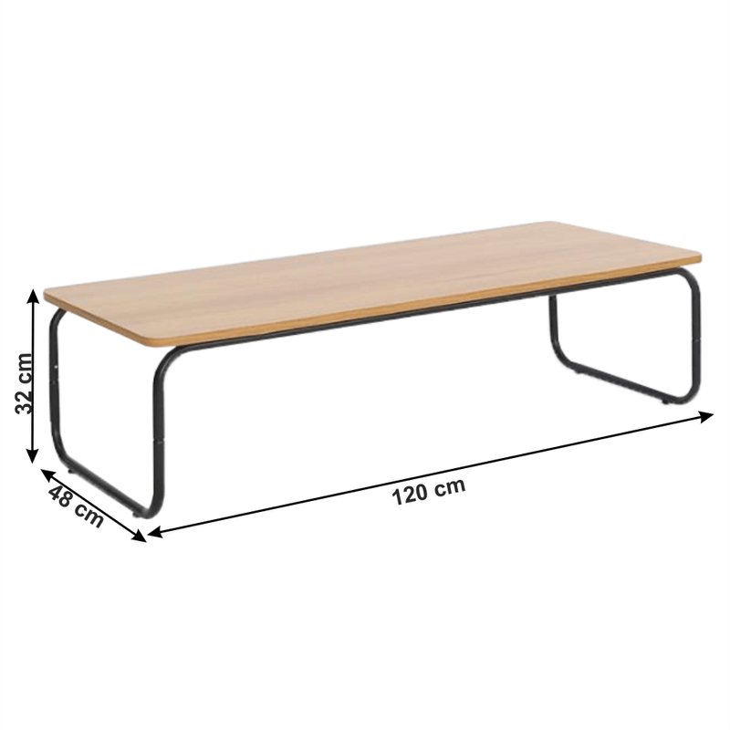 Casa si Gradina - Mobilier - Mese si birouri - Masute de cafea - Masuta de cafea, stejar / negru, LAVERNE TYPE 1 - Infinity.ro