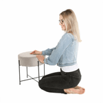 Casa si Gradina - Mobilier - Scaune si fotolii - Tabureti - Taburet, catifea Velvet gri/negru, MARIME - Infinity.ro