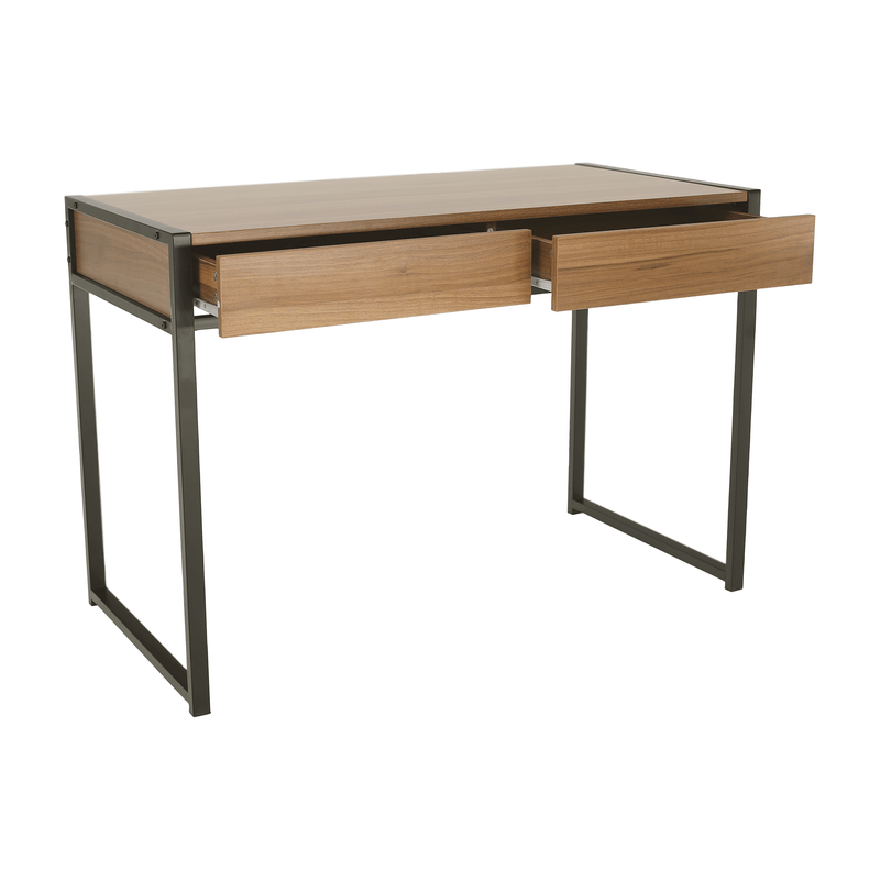 Casa si Gradina - Mobilier - Mese si birouri - Birouri - Birou, stejar / negru, ALYSANDRA TYPE 2 - Infinity.ro