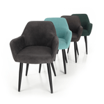 Casa si Gradina - Mobilier - Scaune si fotolii - Fotolii - Fotoliu design, verde / negru, LACEY - Infinity.ro