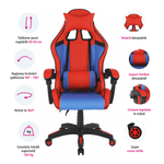 Casa si Gradina - Mobilier - Scaune si fotolii - Scaune - Scaun de birou / joc, albastru / rosu, SPIDEX - Infinity.ro