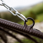 Casa si Gradina - Gradina si terasa - Mobilier exterior - Scaune si sezlonguri gradina - Scaun agatat dublu, maro/crem, DALVEA NEW - Infinity.ro