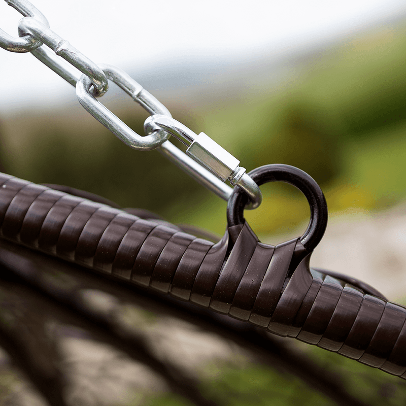 Casa si Gradina - Gradina si terasa - Mobilier exterior - Scaune si sezlonguri gradina - Scaun agatat dublu, maro/crem, DALVEA NEW - Infinity.ro