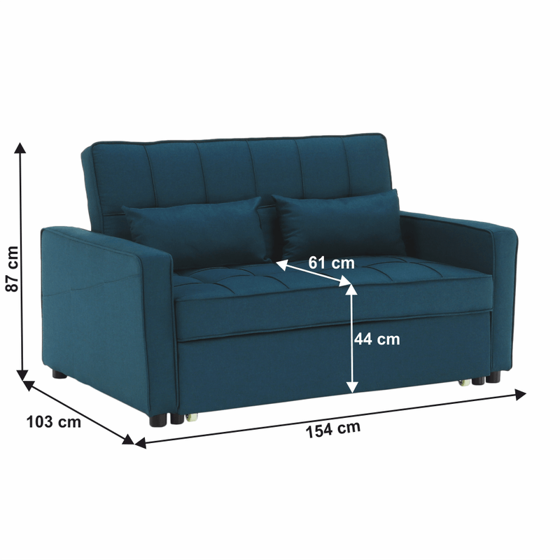 Casa si Gradina - Mobilier - Canapele si coltare - Coltare - Coltar extensibil, turcoaz, FRENKA NEW - Infinity.ro