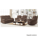 Casa si Gradina - Mobilier - Canapele si coltare - Canapele - Canapea 3+2+1, material textil maro, FABRON 2 NEW - Infinity.ro