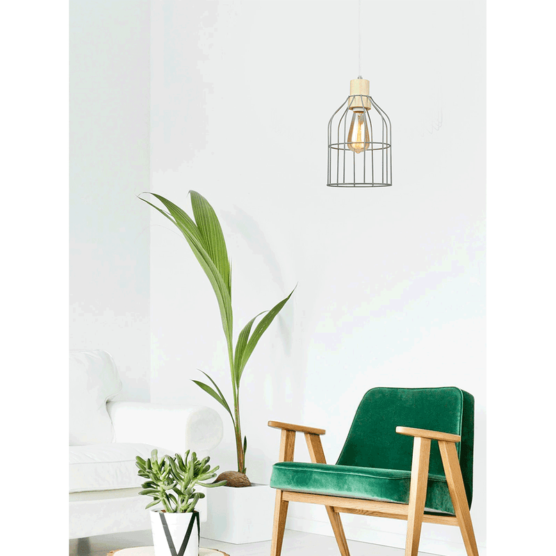Casa si Gradina - Corpuri si surse de iluminat - Lustre si pendule - Lampa suspendata, gri / metal, ASTOK - Infinity.ro