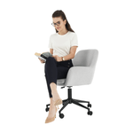 Casa si Gradina - Mobilier - Scaune si fotolii - Scaune - Scaun de birou, gri deschis, LAIRA - Infinity.ro