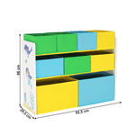 Casa si Gradina - Constructii - Depozitare, transport si protectie - Rafturi, fisete si vestiare - Organizator / raft pentru jucarii, multicolor / model, NOMITO TIP 2 - Infinity.ro