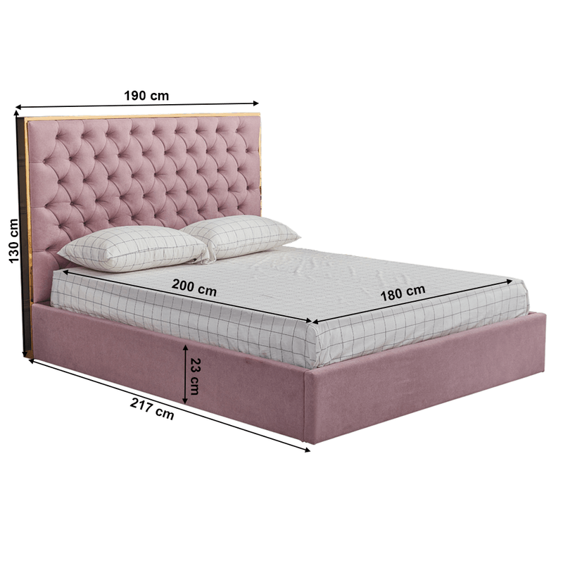 Casa si Gradina - Mobilier - Paturi si accesorii - Paturi - Pat invechit NADIA 180x200 - Infinity.ro