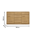 Casa si Gradina - Mobilier - Comode si corpuri - Comode - Comoda, stejar shetland, SHELDON TIP 41 - Infinity.ro