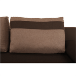 Casa si Gradina - Mobilier - Canapele si coltare - Coltare - Coltar extensibil, ciocolatiu/maro deschis, BOLIVIA - Infinity.ro
