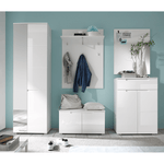 Casa si Gradina - Mobilier - Dulapuri si sifoniere - Dulapuri pantofi - Pantofar, alb extra lucios HG, SPACE - Infinity.ro