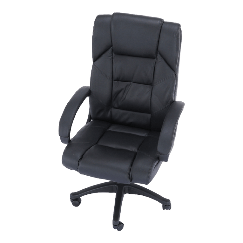 Casa si Gradina - Mobilier - Scaune si fotolii - Scaune - Fotoliu de birou, piele eco neagra, SIEMO NEW - Infinity.ro