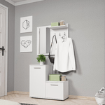 Casa si Gradina - Mobilier - Organizare si depozitare - Cuiere - Ansamblu pentru hol, alb, MIDL - Infinity.ro