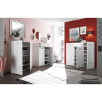 Casa si Gradina - Mobilier - Dulapuri si sifoniere - Dulapuri pantofi - Pantofar, alb/extra lucios, NORLAN 3 - Infinity.ro