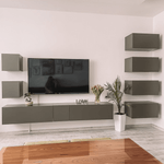 Casa si Gradina - Mobilier - Comode si corpuri - Comode - Comoda, grafit/negru, SPRING EK180 - Infinity.ro
