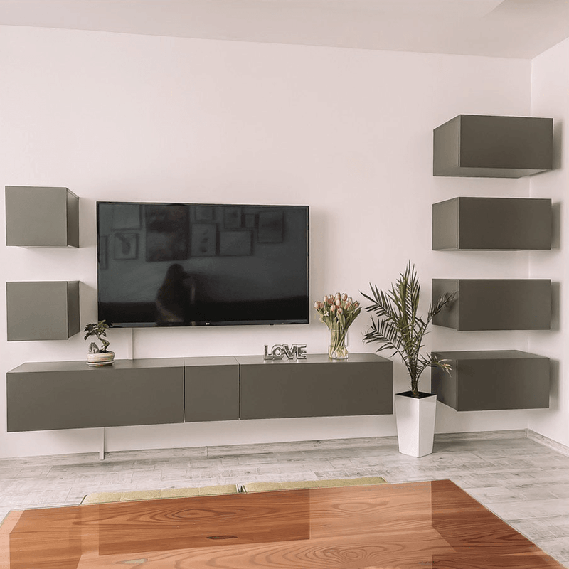 Casa si Gradina - Mobilier - Comode si corpuri - Comode - Comoda, grafit/negru, SPRING EK180 - Infinity.ro