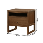 Casa si Gradina - Mobilier - Comode si corpuri - Noptiere - Noptiera, nuc, BETRA - Infinity.ro