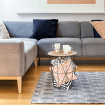 Casa si Gradina/Mobilier/Mese si birouri/Birouri - Masuta auxiliara, natural/negru, NANCER TYP 3 - Infinity.ro