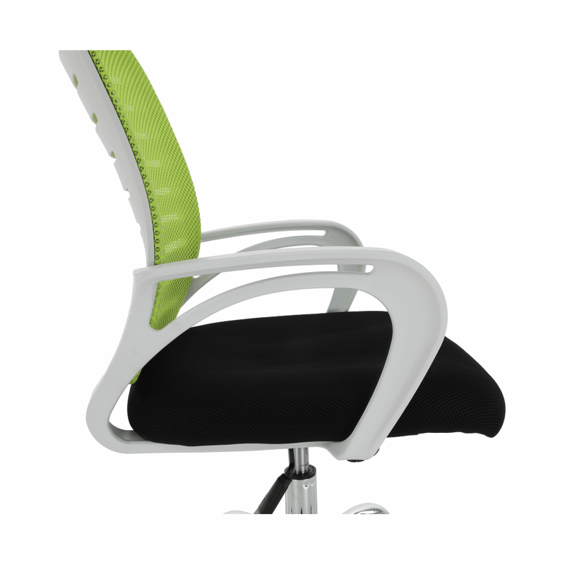 Casa si Gradina - Mobilier - Scaune si fotolii - Fotolii - Fotoliu de birou, verde/negru/alb/crom, OZELA - Infinity.ro