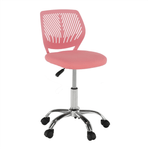 Casa si Gradina - Mobilier - Scaune si fotolii - Scaune - Scaun rotativ, SELVA, roz/crom - Infinity.ro