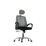 Casa si Gradina - Mobilier - Scaune si fotolii - Fotolii - Fotoliu de birou, gri/negru ELMAS - Infinity.ro