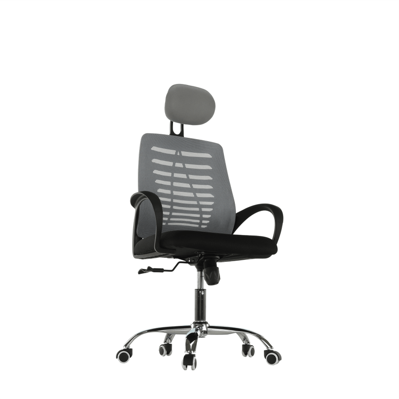 Casa si Gradina - Mobilier - Scaune si fotolii - Fotolii - Fotoliu de birou, gri/negru ELMAS - Infinity.ro