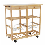 Casa si Gradina - Mobilier - Mese si birouri - Masute de cafea - Masuta de servire, natural, LUMBER - Infinity.ro