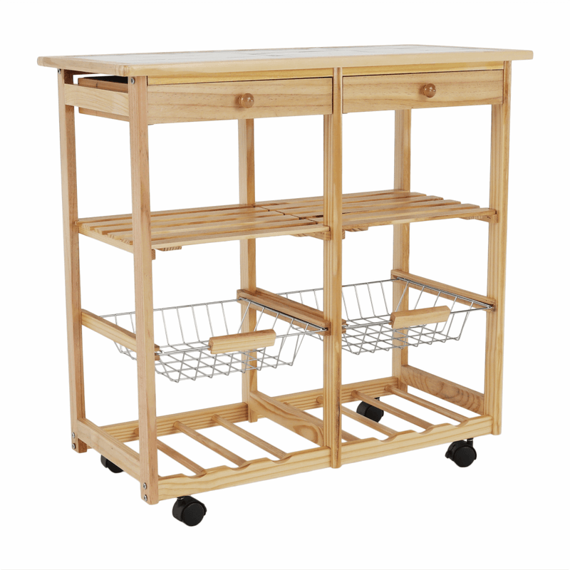 Casa si Gradina - Mobilier - Mese si birouri - Masute de cafea - Masuta de servire, natural, LUMBER - Infinity.ro
